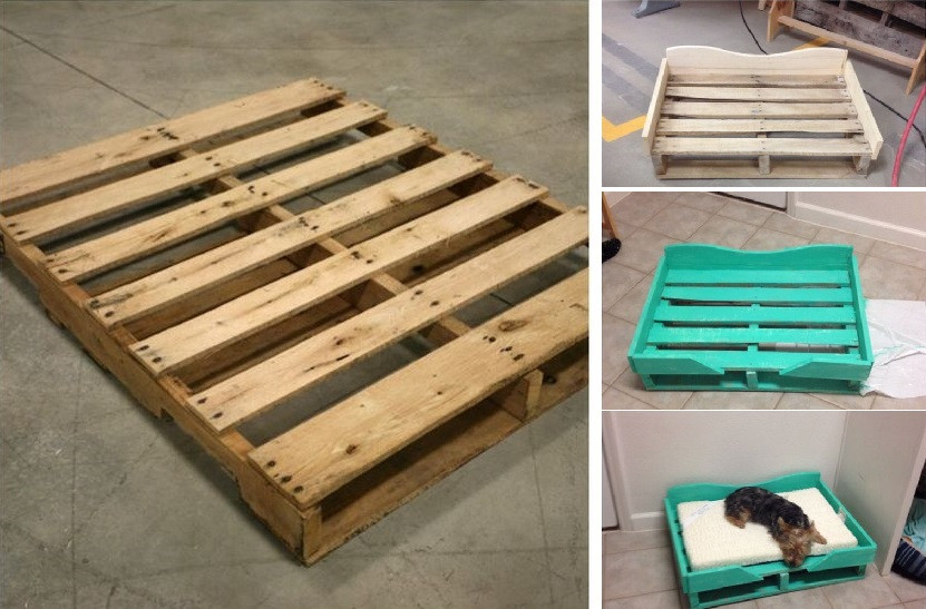 DIY Pallet Dog Bed Plans
 DIY Pallet Dog Bed