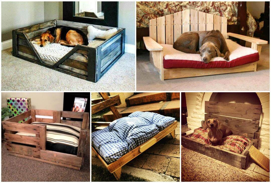 DIY Pallet Dog Bed Plans
 40 DIY Pallet Dog Bed Ideas Don t know which I love more