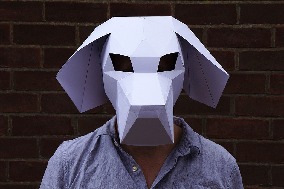 DIY Paper Mask
 DIY Geometric Paper Masks by Steve Wintercroft