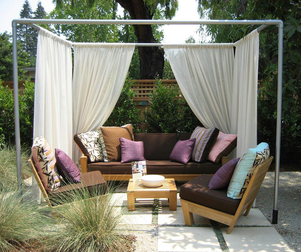 DIY Patio Canopy
 15 Fun DIY Projects to Make Using PVC Page 2 of 2 DIY