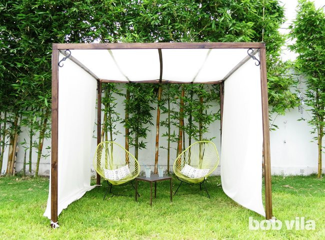 DIY Patio Canopy
 DIY Outdoor Privacy Screen and Shade Tutorial Bob Vila