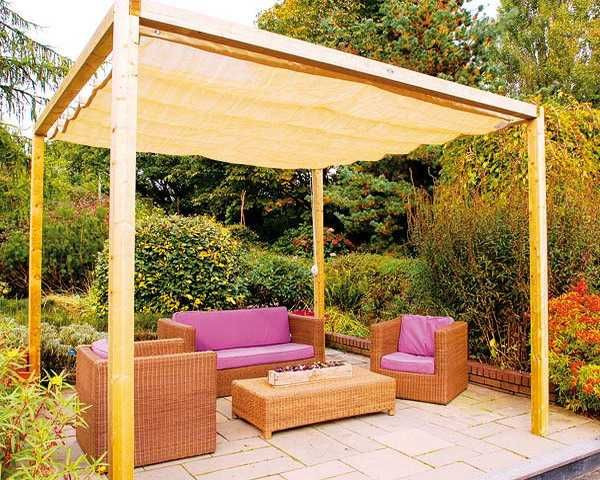 DIY Patio Canopy
 DIY Canopies and Sun Shades for Your Backyard