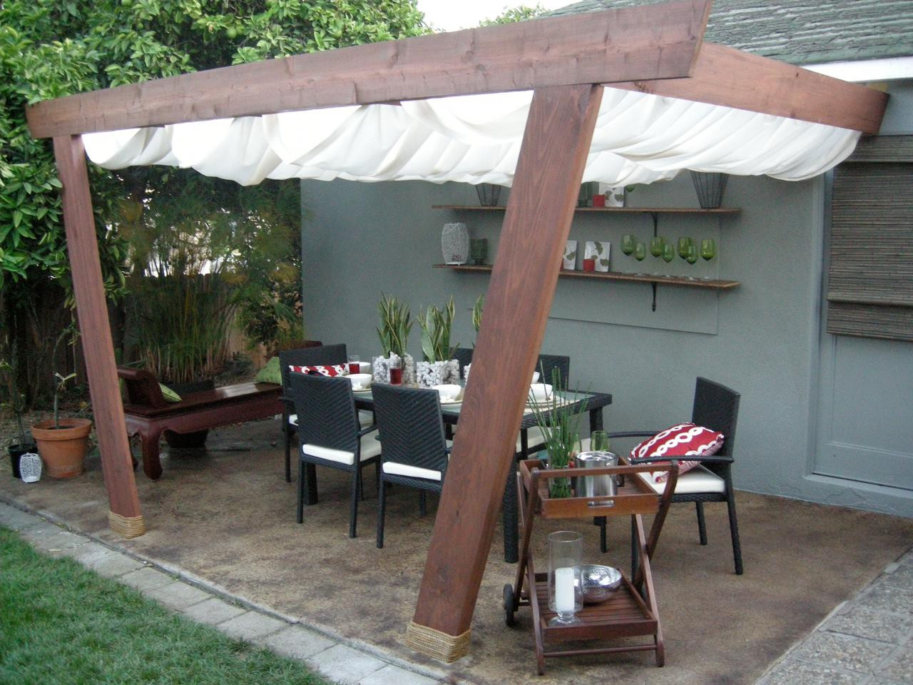 DIY Patio Canopy
 Unique Patio Canopy Ideas 3 Easy Diy Patio Cover Ideas