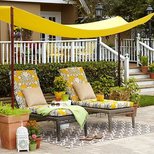 DIY Patio Canopy
 DIY Garden Canopy