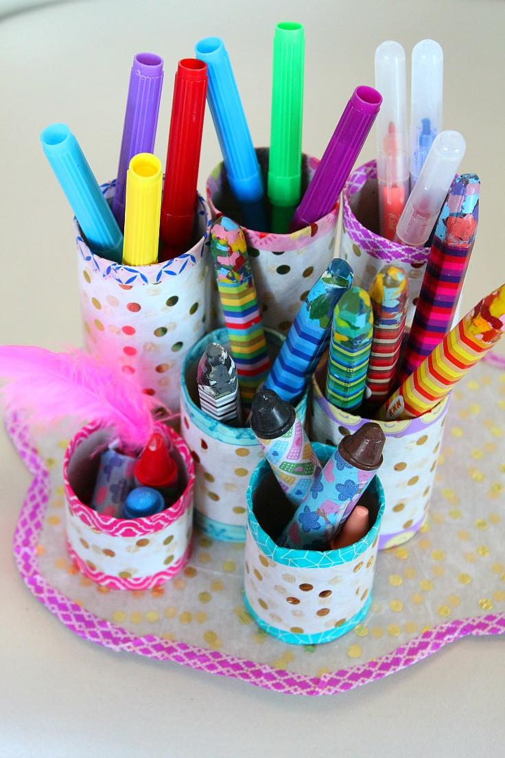 DIY Pen Organizer
 DIY Pen Organizer Easy & Affordable With Recycled Materials