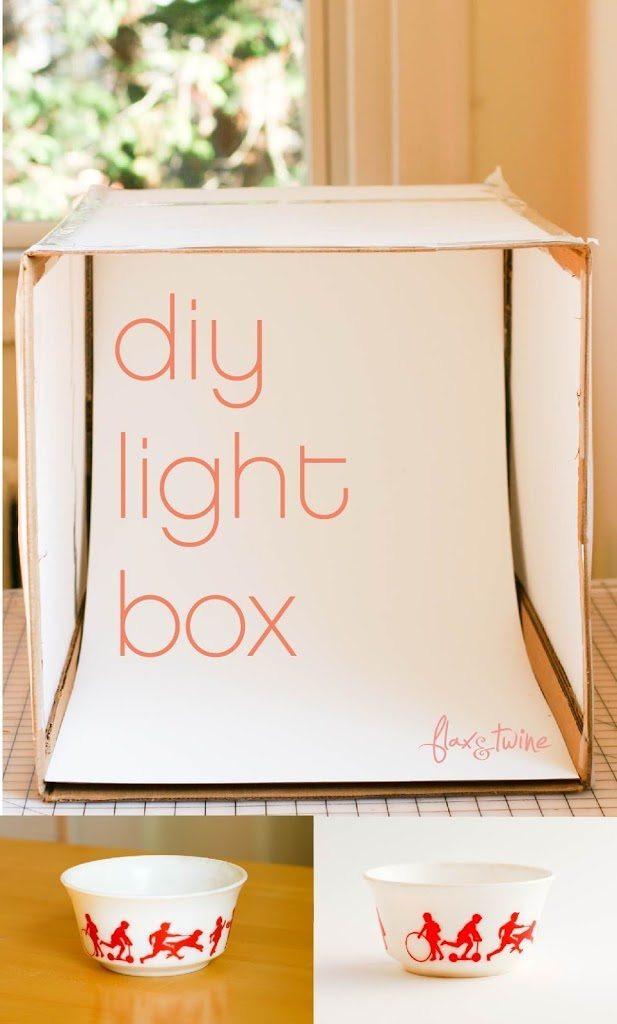 DIY Photography Light Box
 DIY Light Box a finish fifty project Flax & Twine