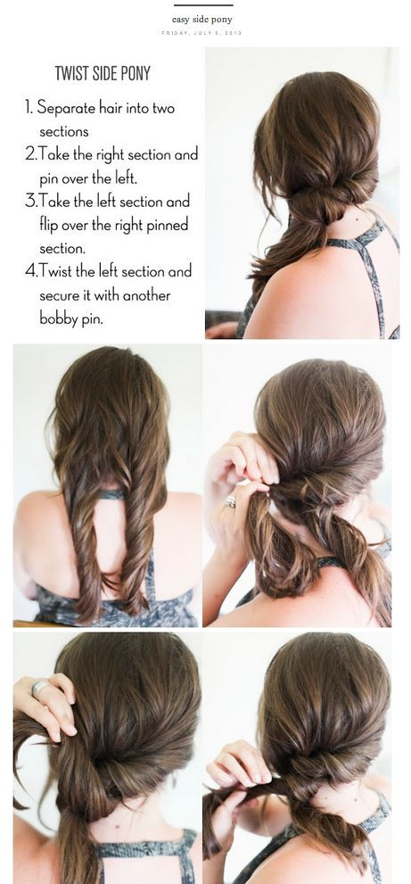 DIY Ponytail Haircut
 25 best ideas about Side ponytail hairstyles on Pinterest