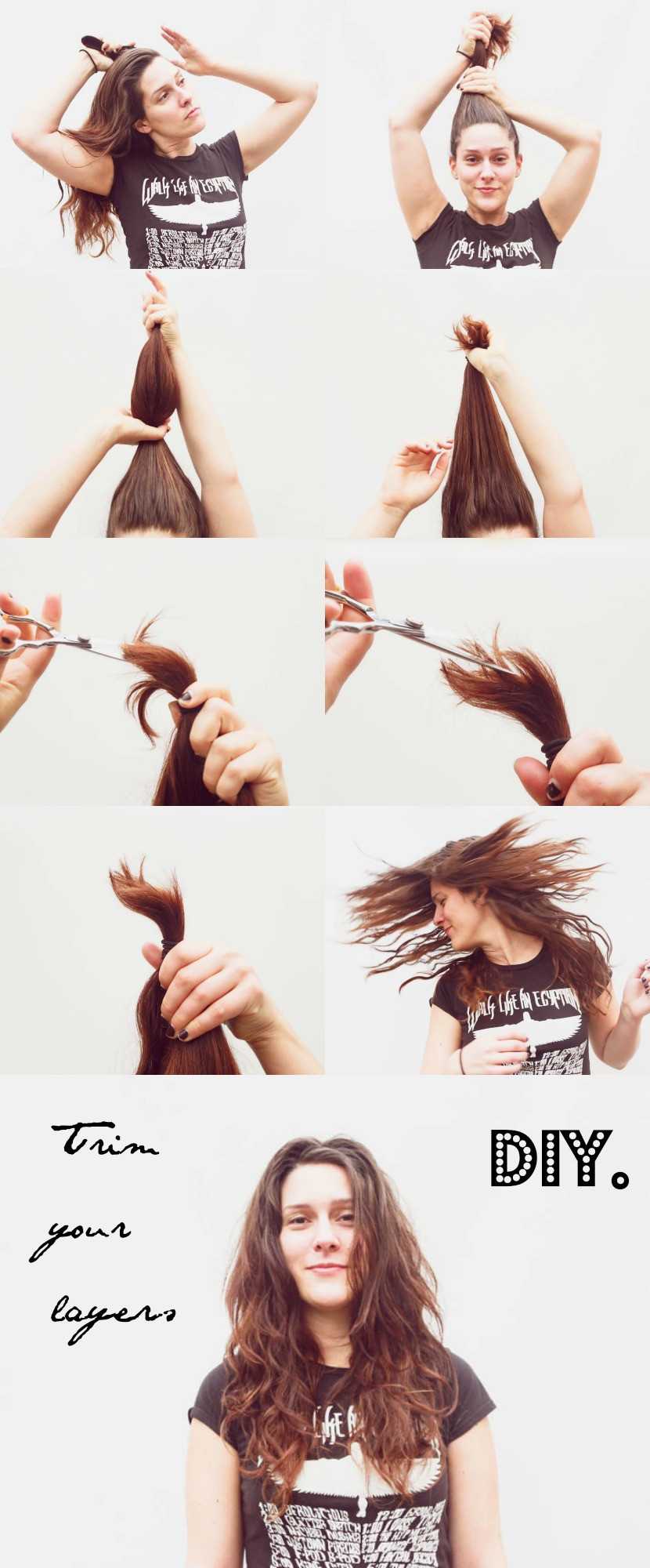 DIY Ponytail Haircut
 Diy haircuts for long hair