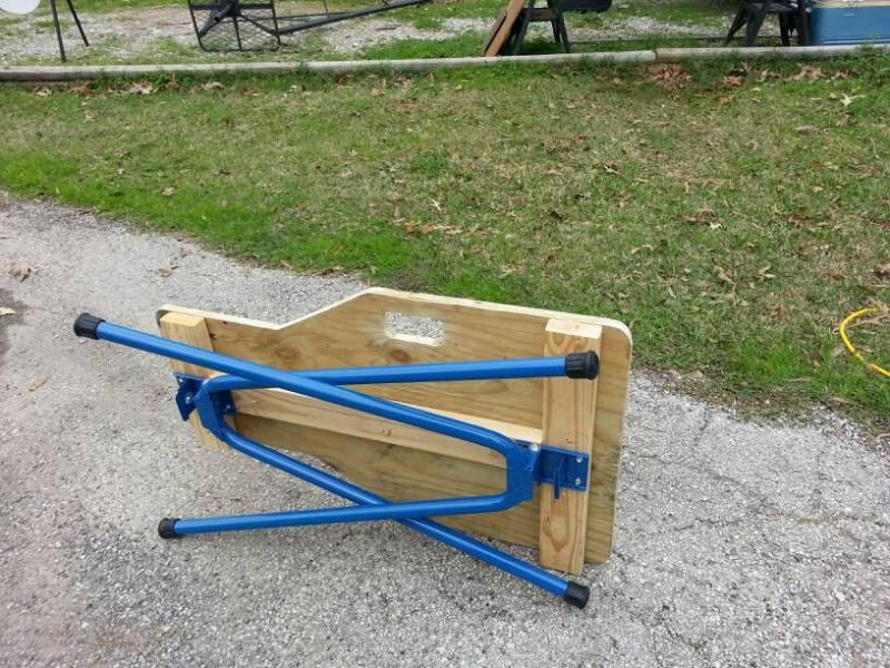 DIY Portable Shooting Bench Plans
 Portable shooting bench TexasBowhunter munity