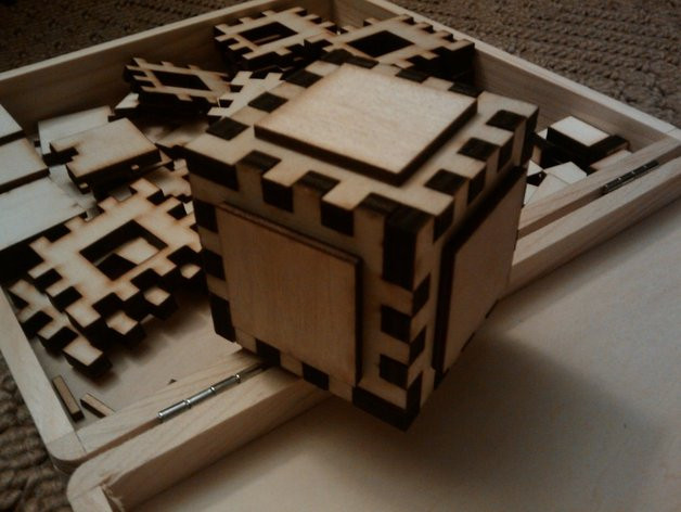 DIY Puzzle Box Plans
 Puzzle Box by bitmask Thingiverse