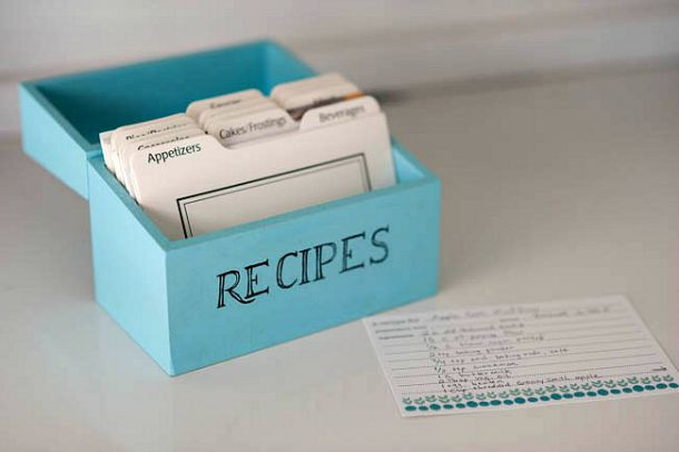 DIY Recipe Boxes
 Vintage style DIY recipe box