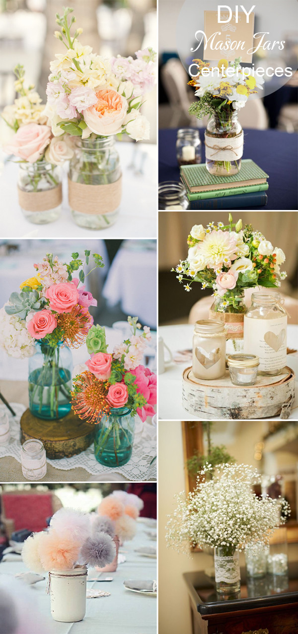 DIY Rustic Wedding Centerpieces
 40 DIY Wedding Centerpieces Ideas for Your Reception