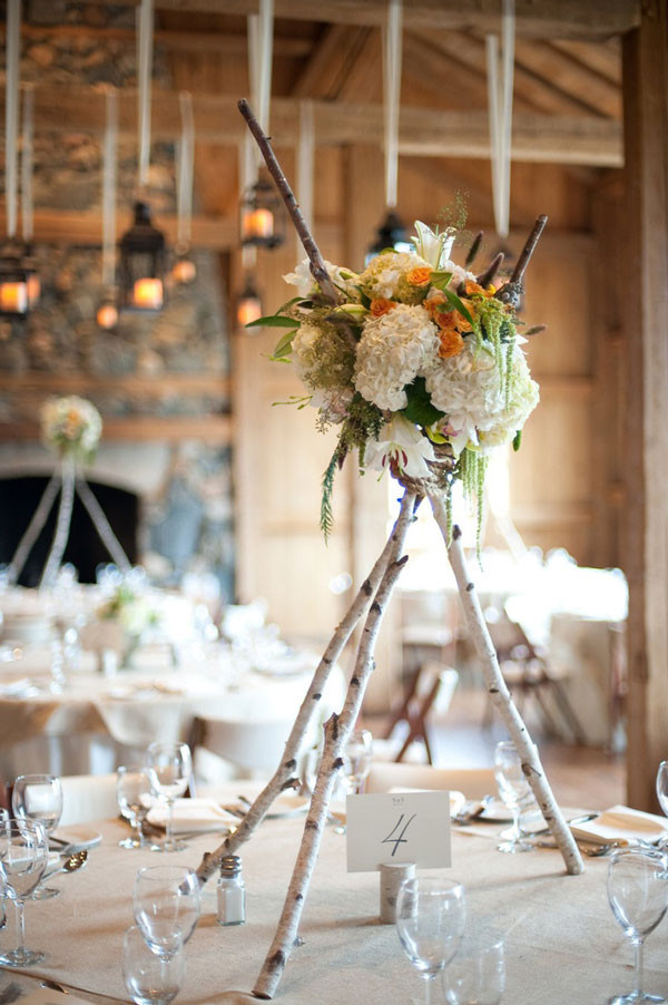 DIY Rustic Wedding Centerpieces
 Ten Unique Rustic Wedding Centerpieces