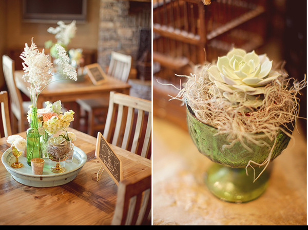 DIY Rustic Wedding Centerpieces
 Romantic Texas Wedding III ce Wed