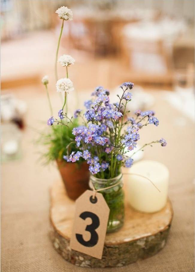 DIY Rustic Wedding Centerpieces
 Simple DIY Wedding Centerpiece Ideas