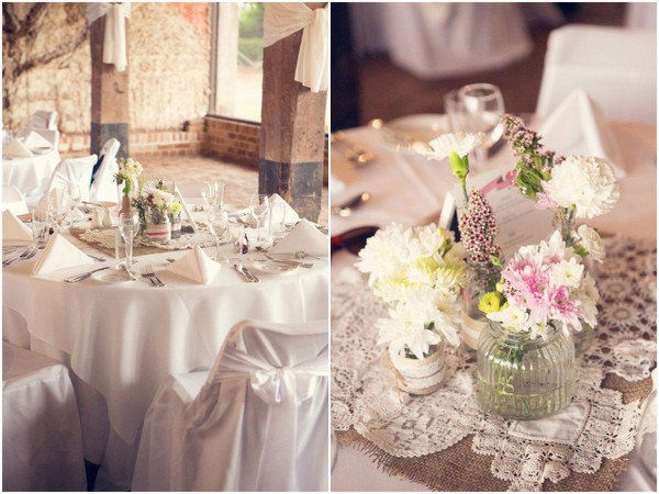 DIY Rustic Wedding Centerpieces
 Belgenny Farm NSW Wedding by & Hearts