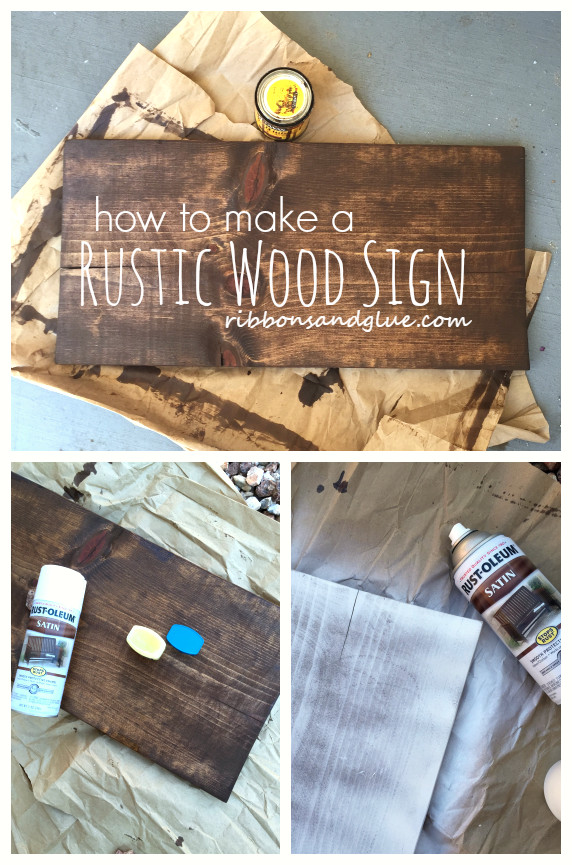 Best ideas about DIY Rustic Wood Signs
. Save or Pin How to make a Plain Wood Board Look Rustic Now.