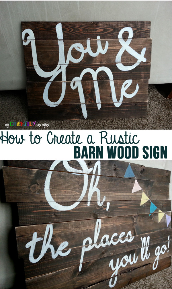 Best ideas about DIY Rustic Wood Signs
. Save or Pin Paint Stick Pallet Sign My Craftily Ever After Now.