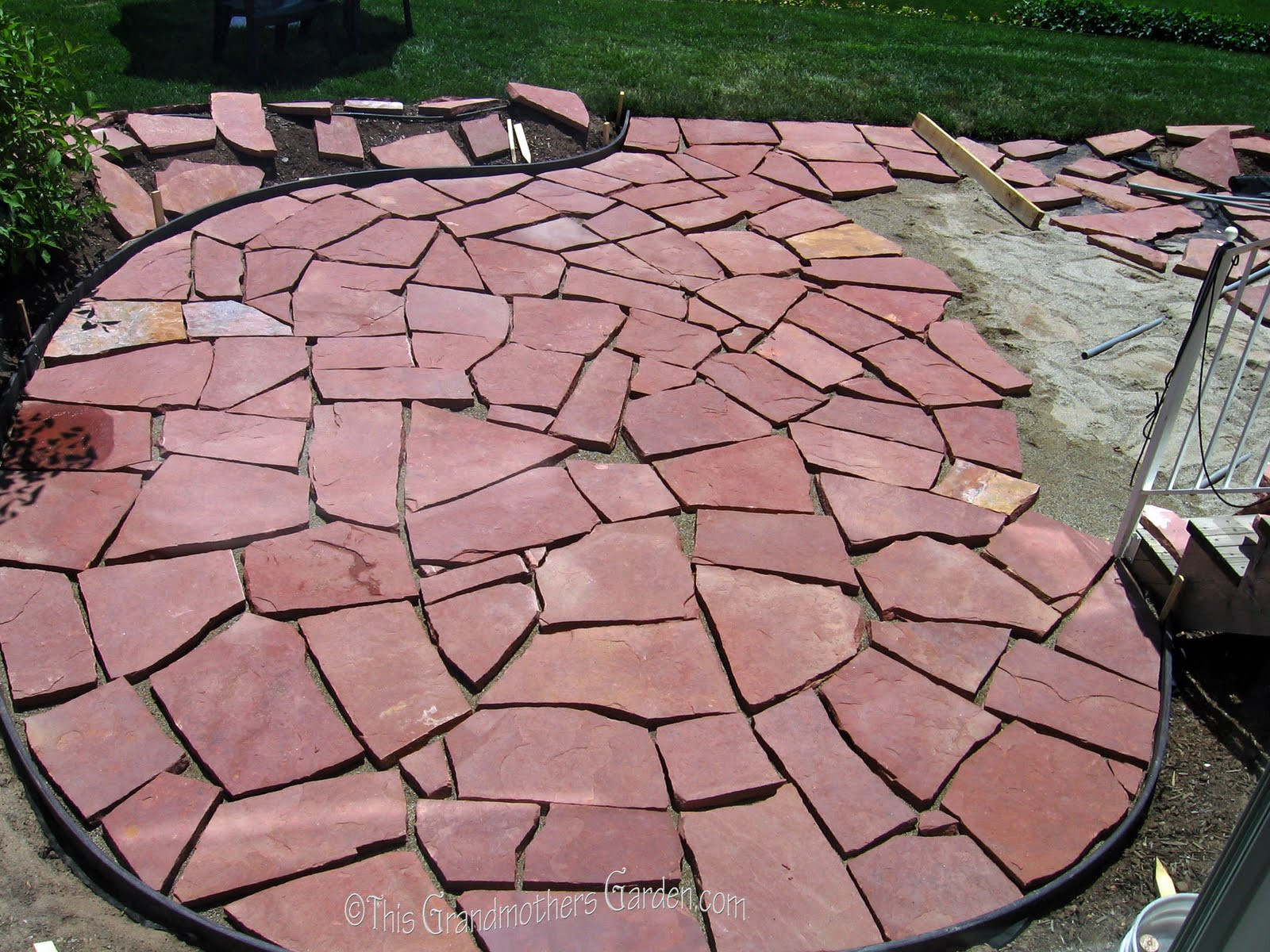 Best ideas about Diy Sandstone Patio
. Save or Pin This Grandmother s Garden A Giant Puzzle Part Two of our Now.