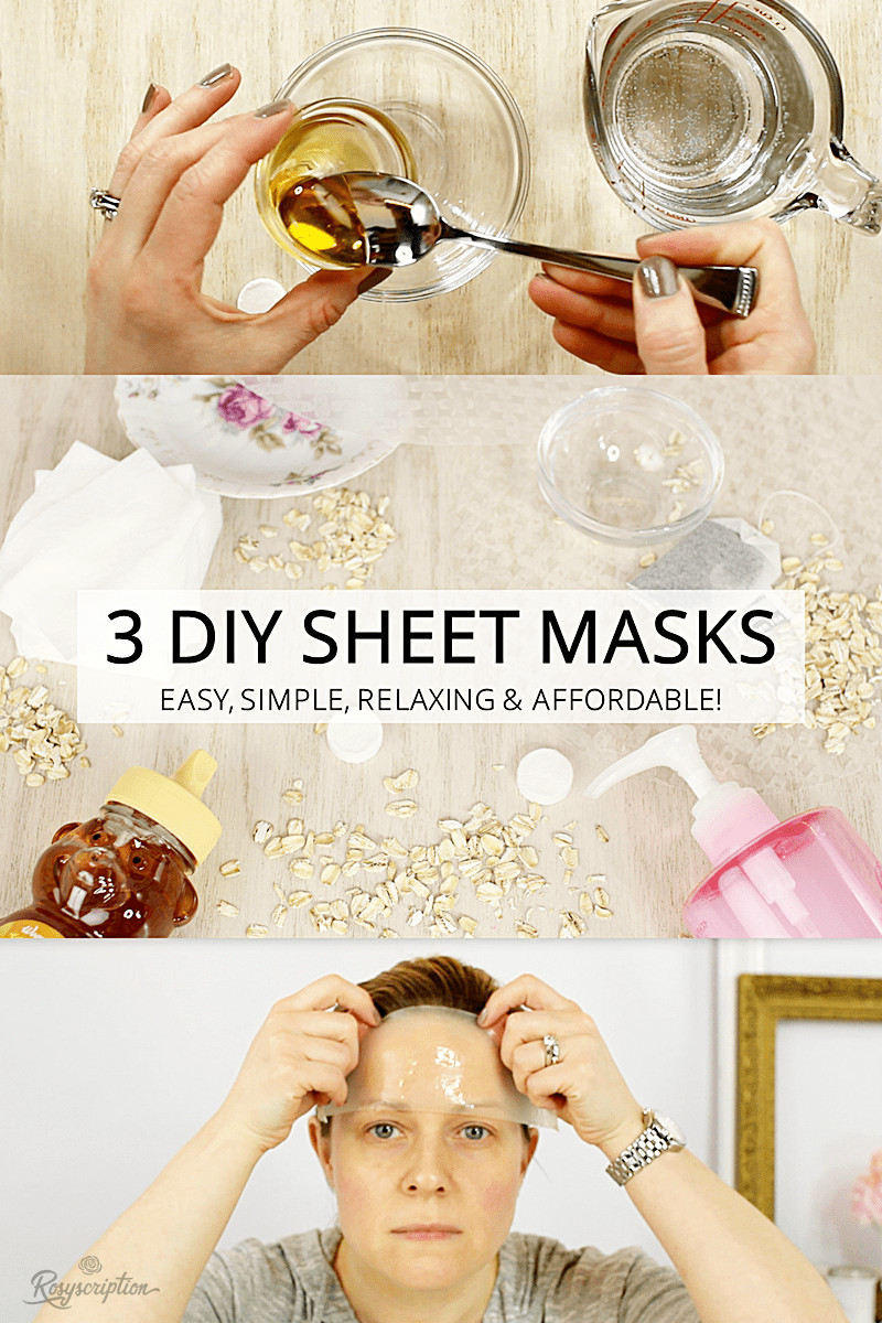 Best ideas about DIY Sheet Masks
. Save or Pin 3 Easy DIY Sheet Mask Ideas Rosyscription Now.