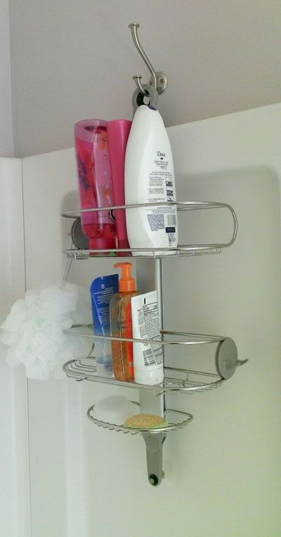 DIY Shower Caddy
 Misadventures in DIY Put your shower caddy on the other