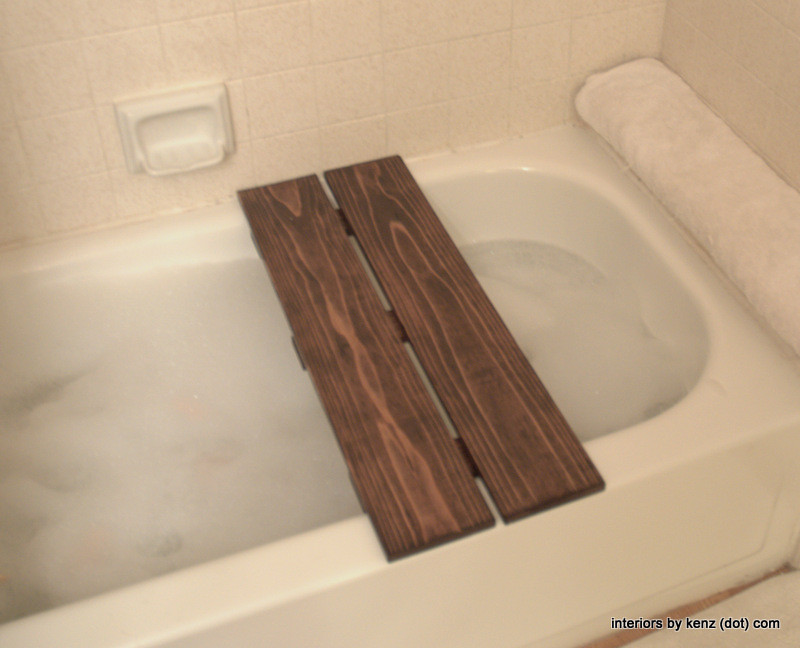 DIY Shower Caddy
 DIY Spa Bath Tub Caddy
