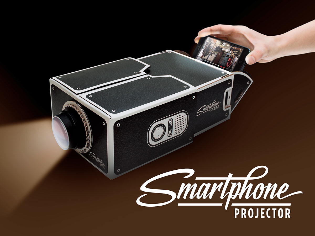 DIY Smartphone Projector
 Smartphone Projector DIY Cinema in a Box