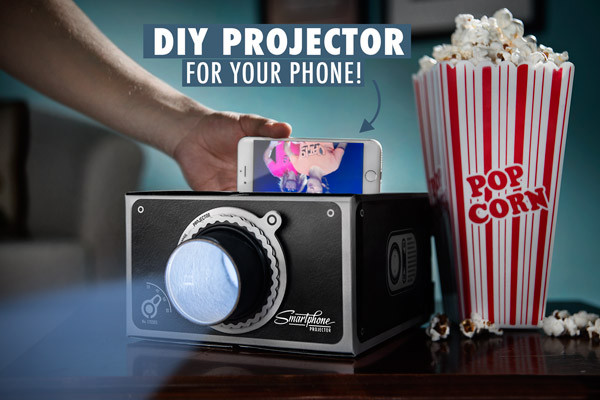 DIY Smartphone Projector
 Smartphone Projector Transform your mobile device into a