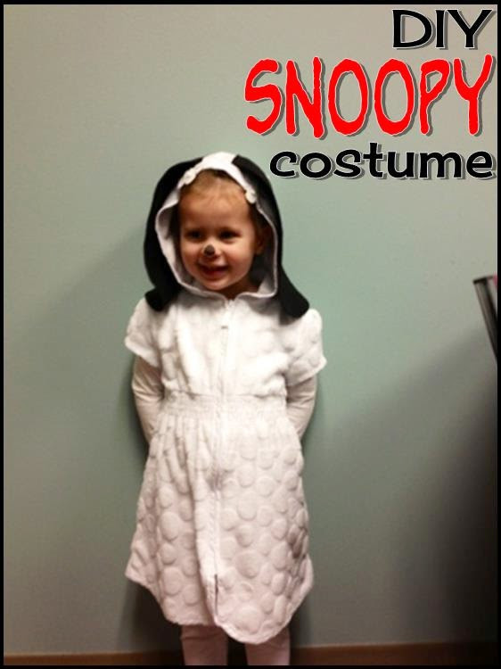 DIY Snoopy Costumes
 Life in Random Bits DIY Snoopy costume