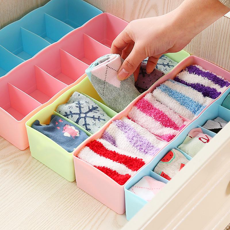 Best ideas about DIY Socks Organizer
. Save or Pin 5 Grids Multipurpose Underclothes Socks Storage Box Now.