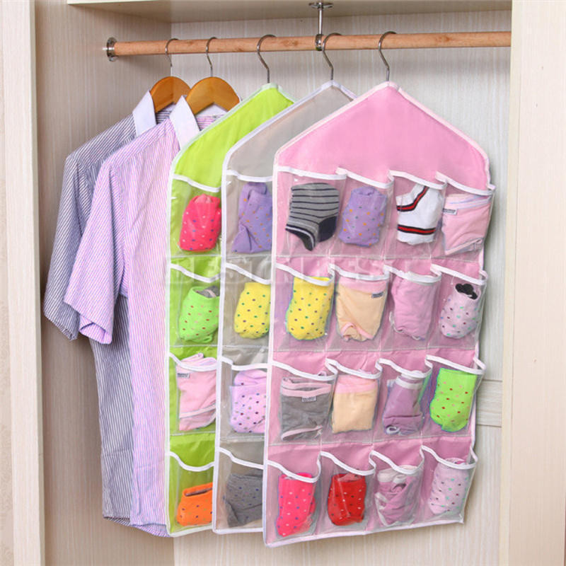 Best ideas about DIY Socks Organizer
. Save or Pin 16 Pockets Door Wardrobe Hanging Bag DIY Rack Hanger Socks Now.