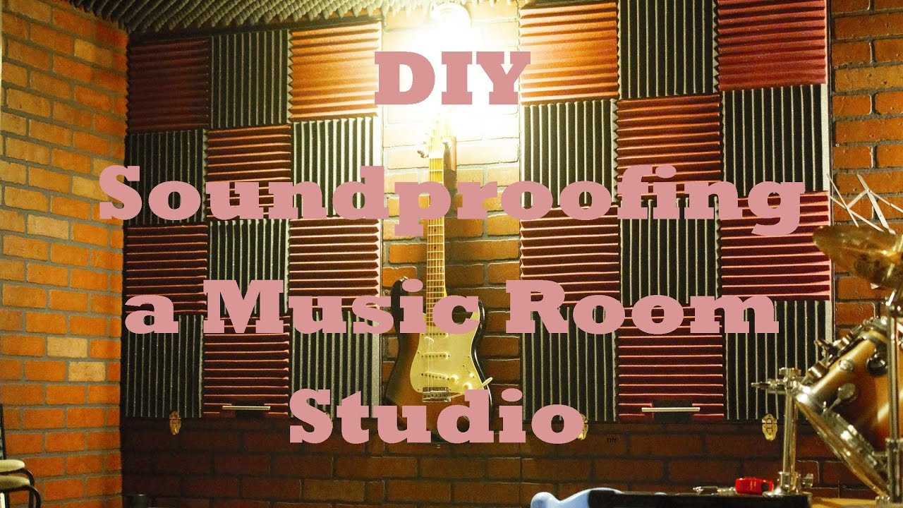 DIY Soundproofing A Room
 DIY Soundproofing a Music Room Studio