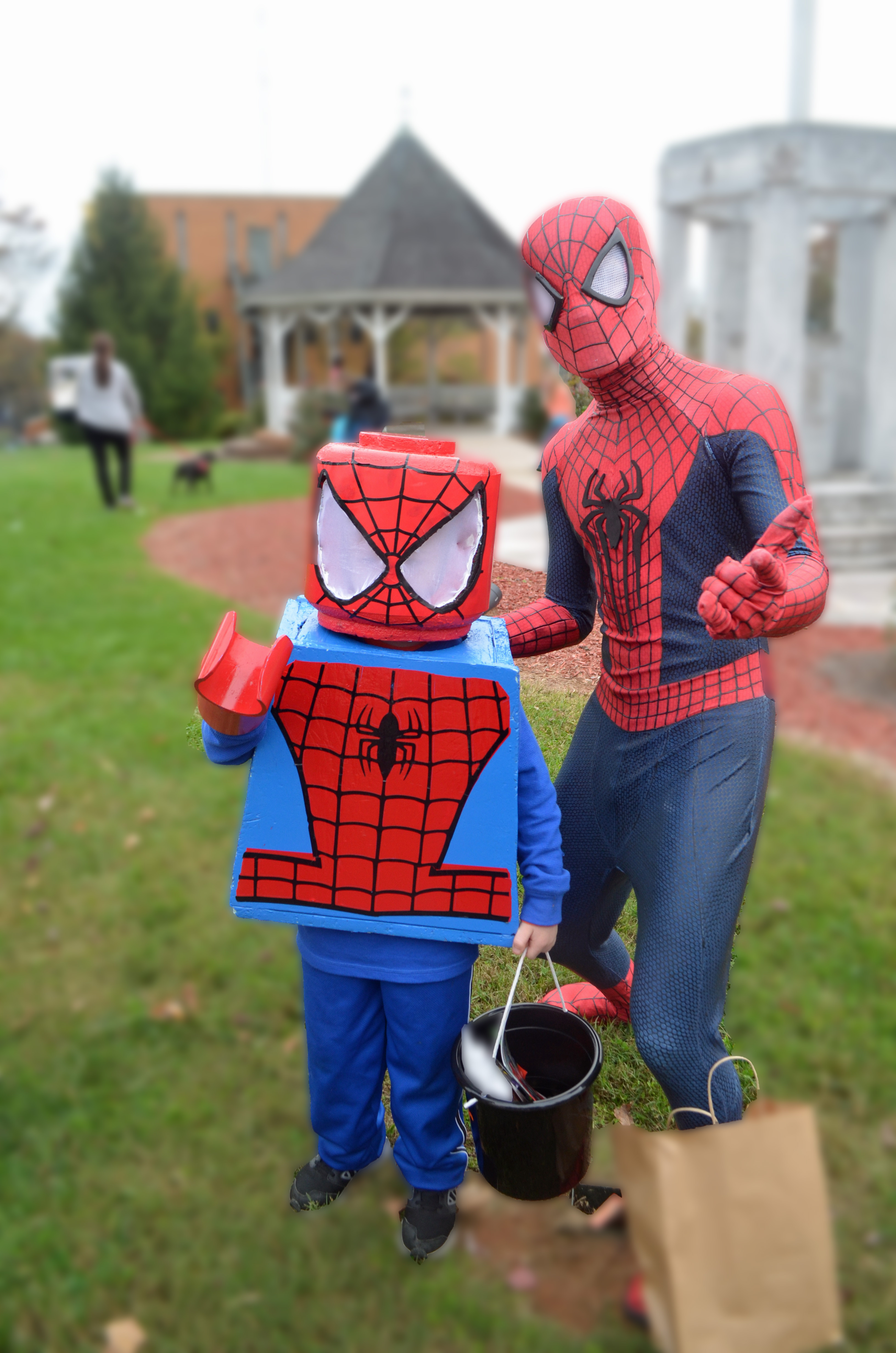 DIY Spiderman Costume
 DIY Lego Spiderman Costume Honeysuckle Footprints