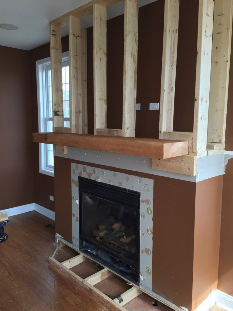 DIY Stone Fireplace
 A DIY Stone Veneer Installation Step By Step North Star