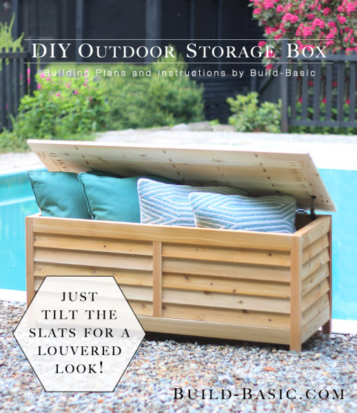 DIY Storage Bench Plans
 DIY Outdoor Storage Benches