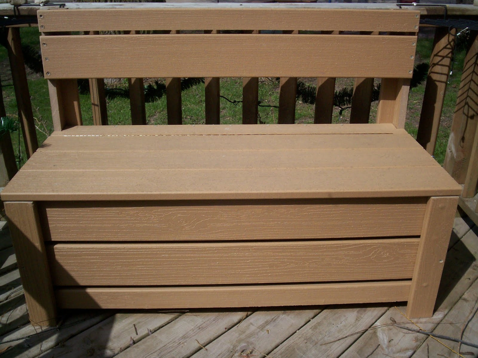 DIY Storage Bench Plans
 Outdoor Storage Bench Seat Plans