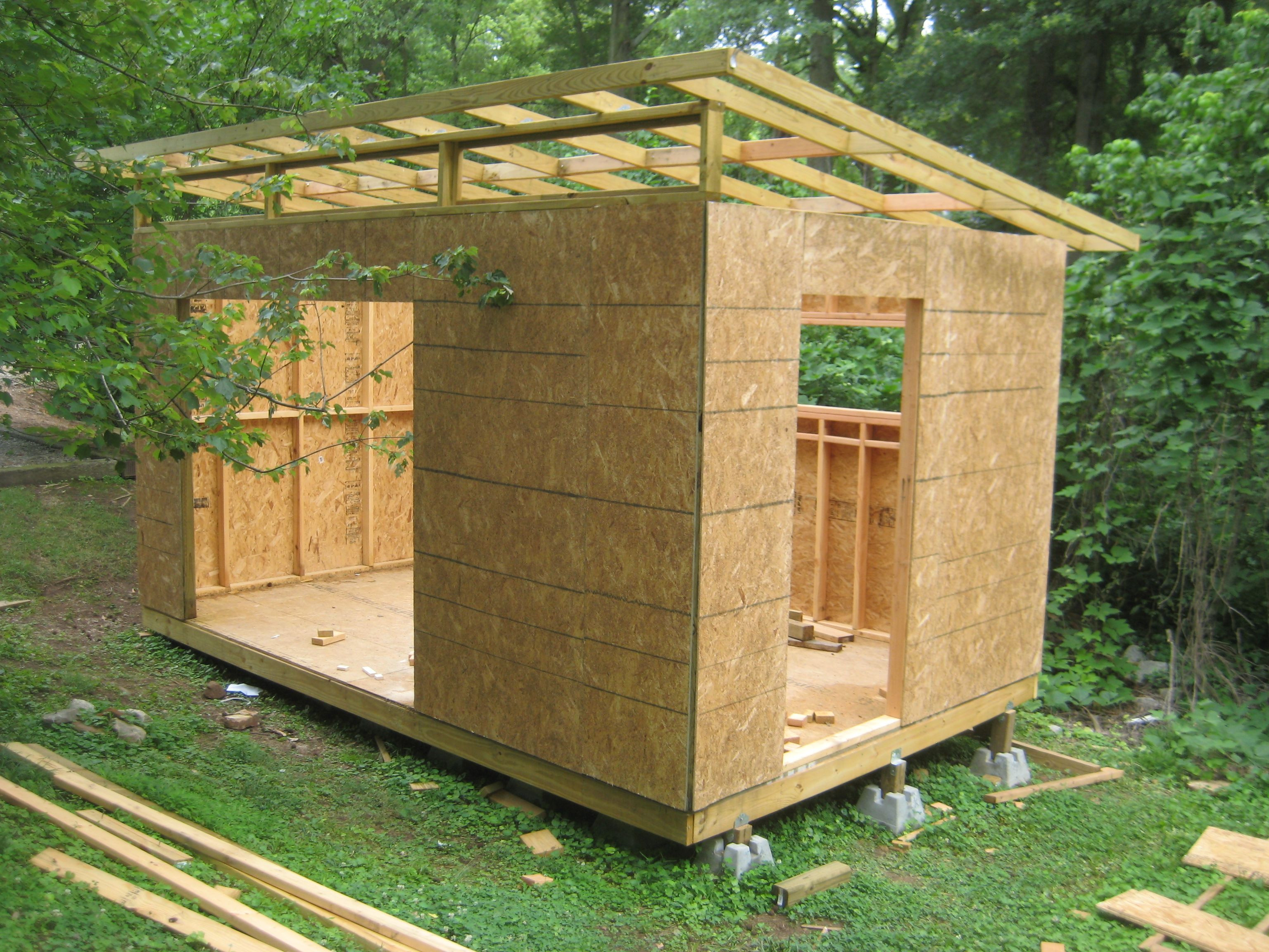 DIY Storage Sheds Plans
 DIY Modern Shed project Construction