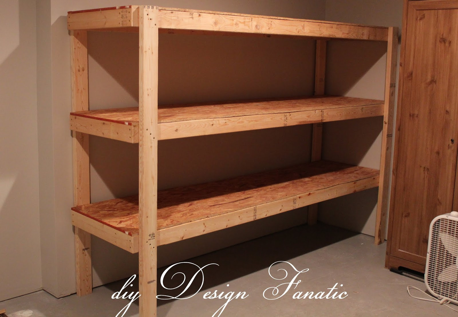 DIY Storage Shelves
 Storage Shelves