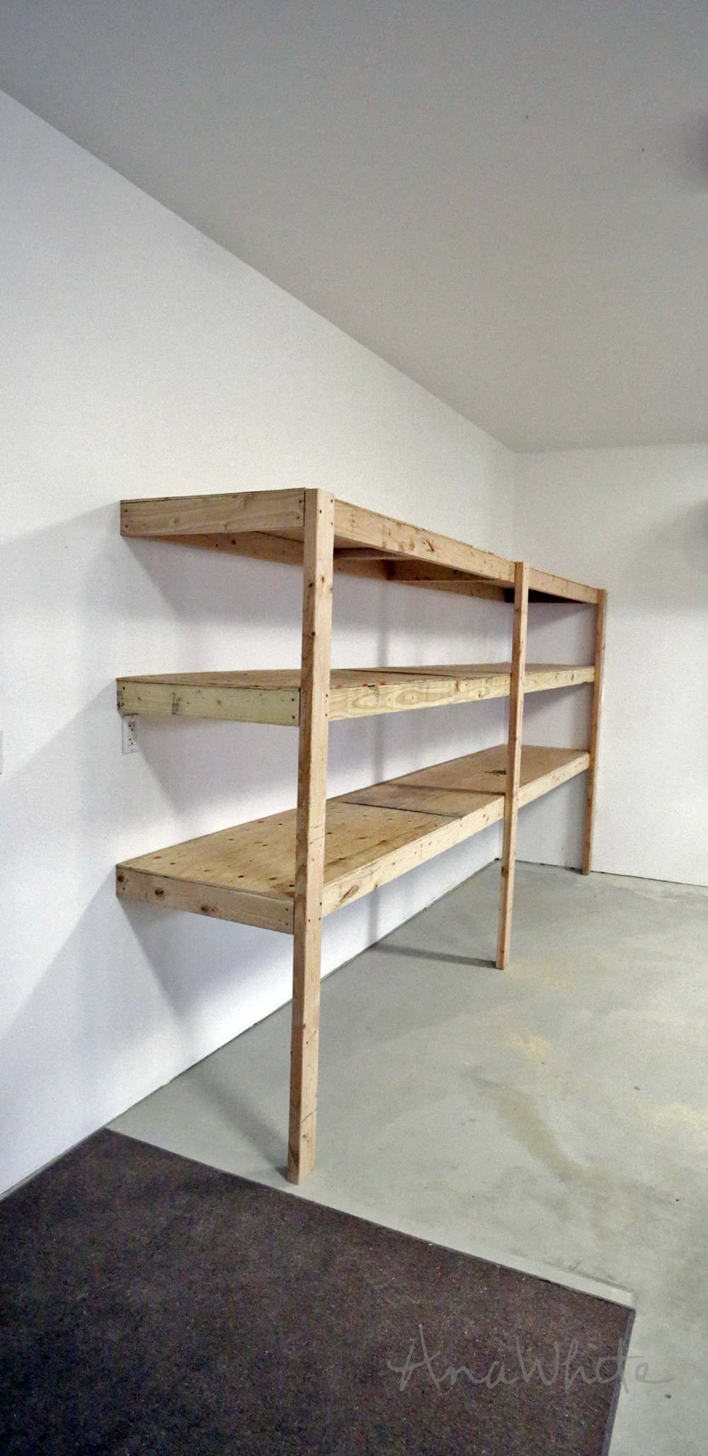 DIY Storage Shelves
 Ana White