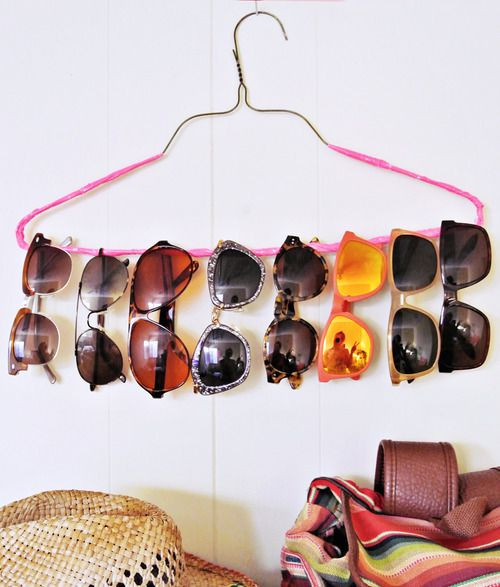 DIY Sunglasses Organizer
 17 Best images about Organize on Pinterest