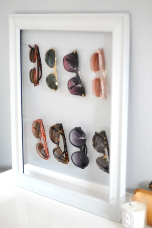 DIY Sunglasses Organizer
 Des DIY sympas et faciles Trendy Mood