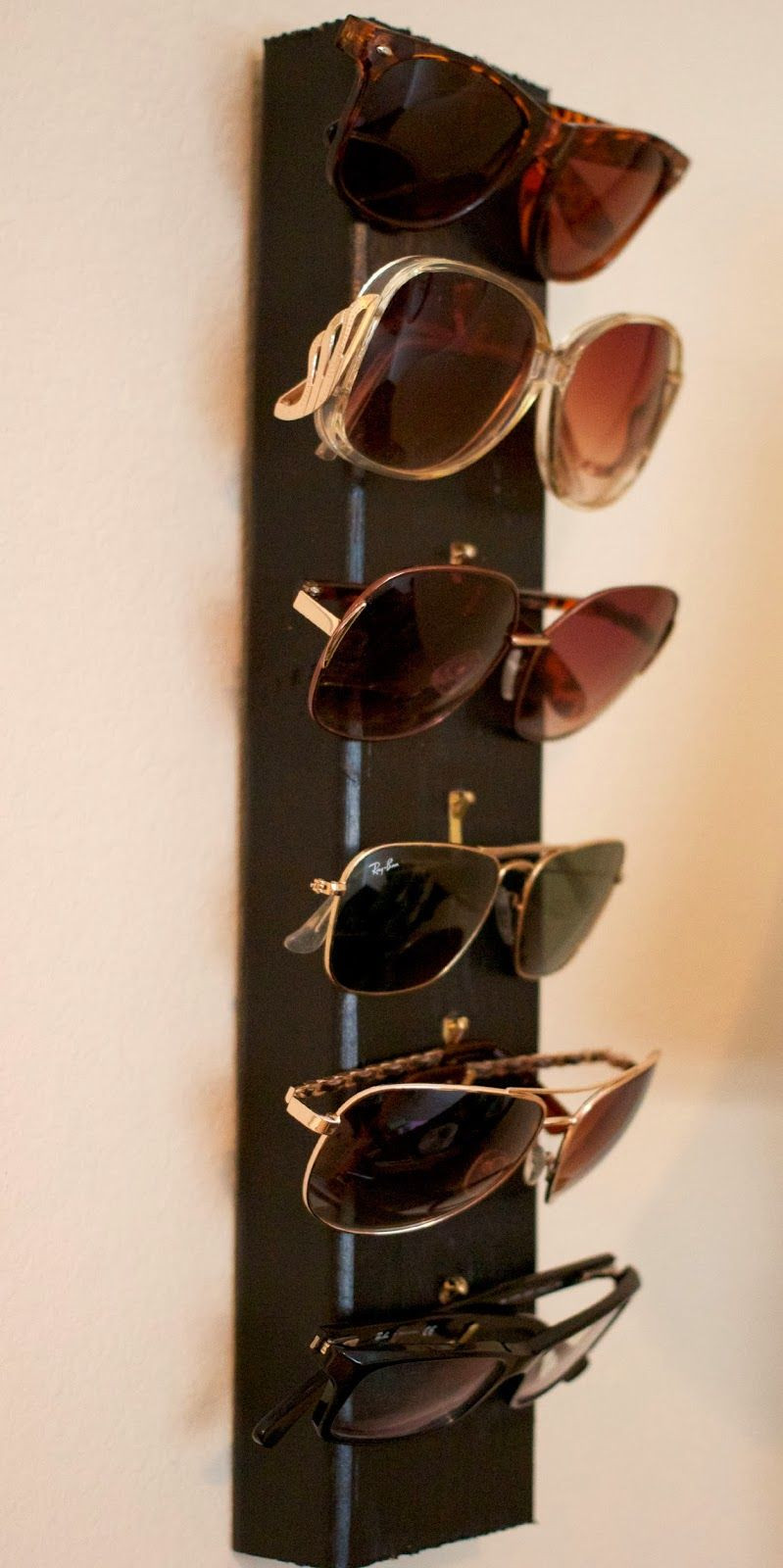 DIY Sunglasses Organizer
 DIY Sunglasses Display Let s Get Crafty