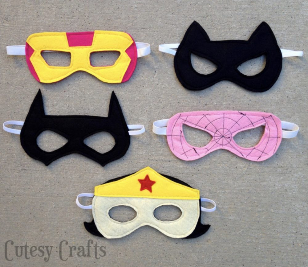 DIY Superhero Mask Template
 DIY Superhero Costumes Cutesy Crafts