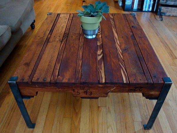 DIY Table Leg Ideas
 Coffee Tables Ideas DIY metal leg coffee table design