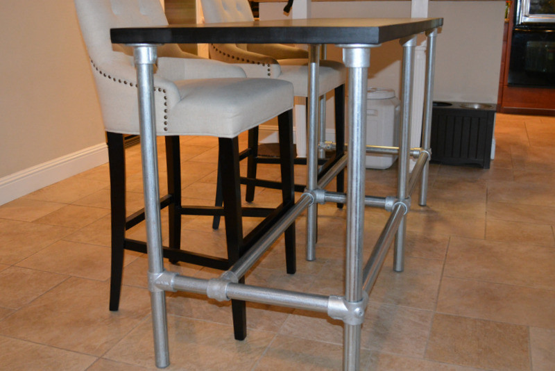 DIY Table Legs Pipe
 DIY Counter Height Table with Pipe Legs