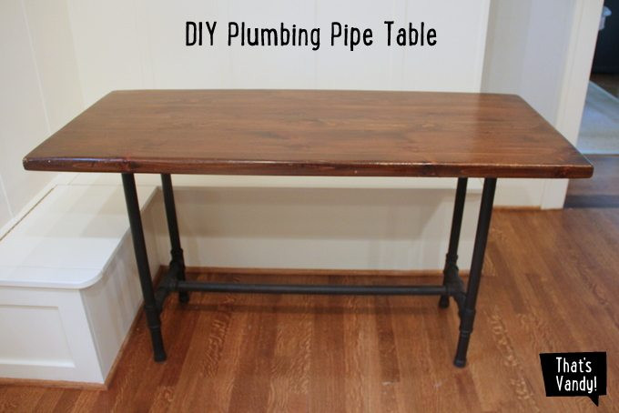 DIY Table Legs Pipe
 DIY Plumbing Pipe Table That s Vandy