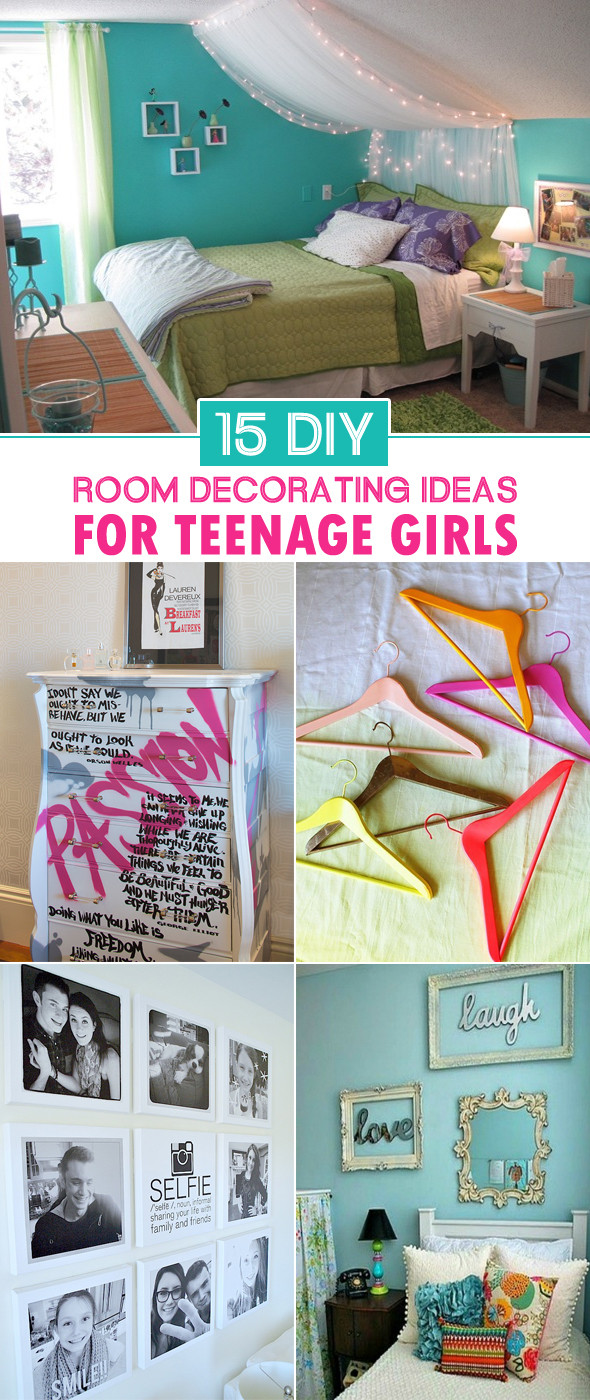 DIY Teenage Bedroom Decor
 15 DIY Room Decorating Ideas For Teenage Girls