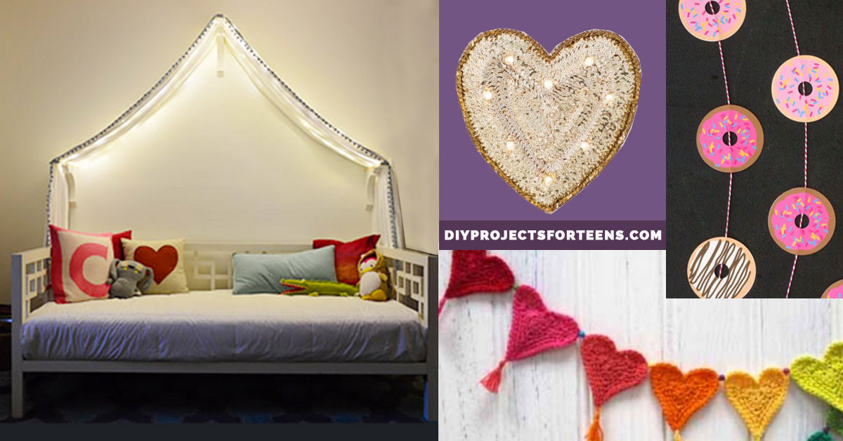 DIY Teenage Bedroom Decor
 37 Insanely Cute Teen Bedroom Ideas for DIY Decor