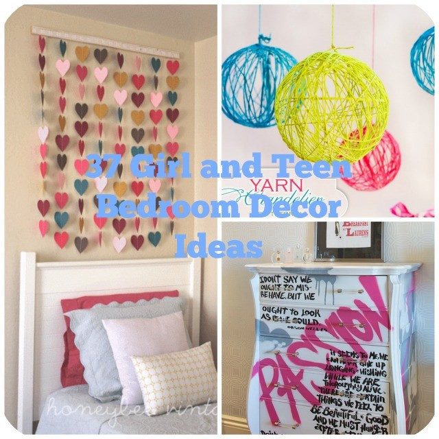 DIY Teenage Bedroom Decor
 37 DIY Ideas for Teenage Girl s Room Decor