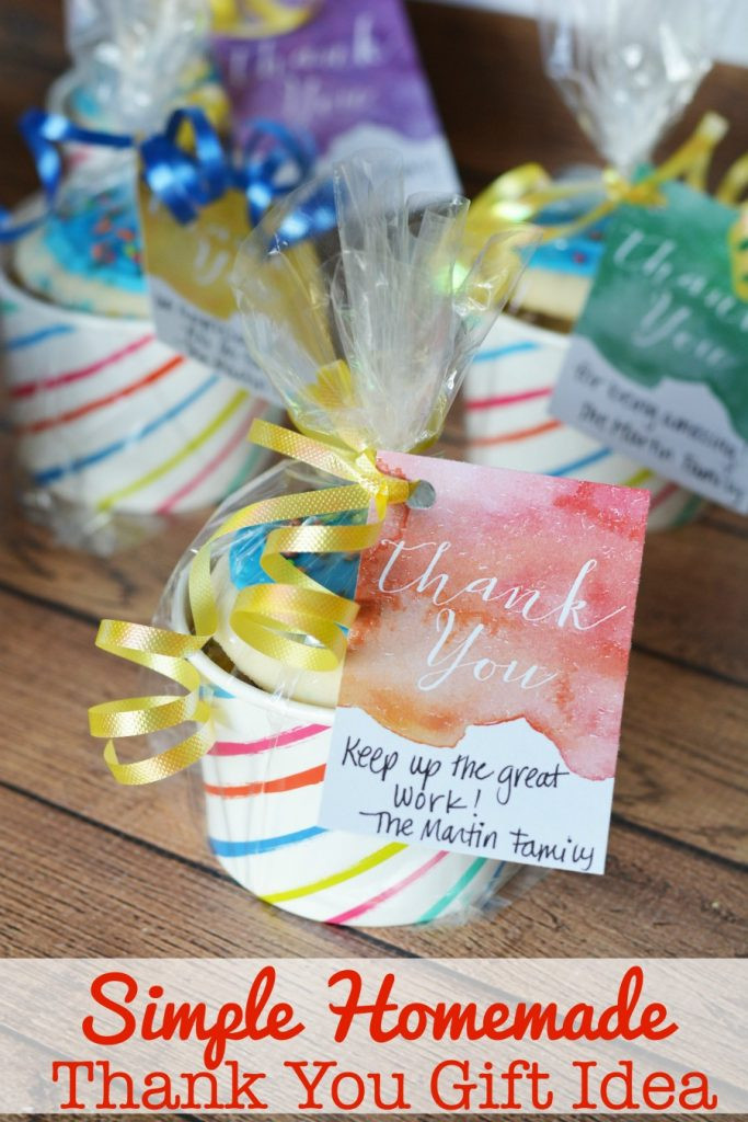 Diy Thank You Gift Ideas
 Simple Homemade Thank You Gift Idea Free Printable